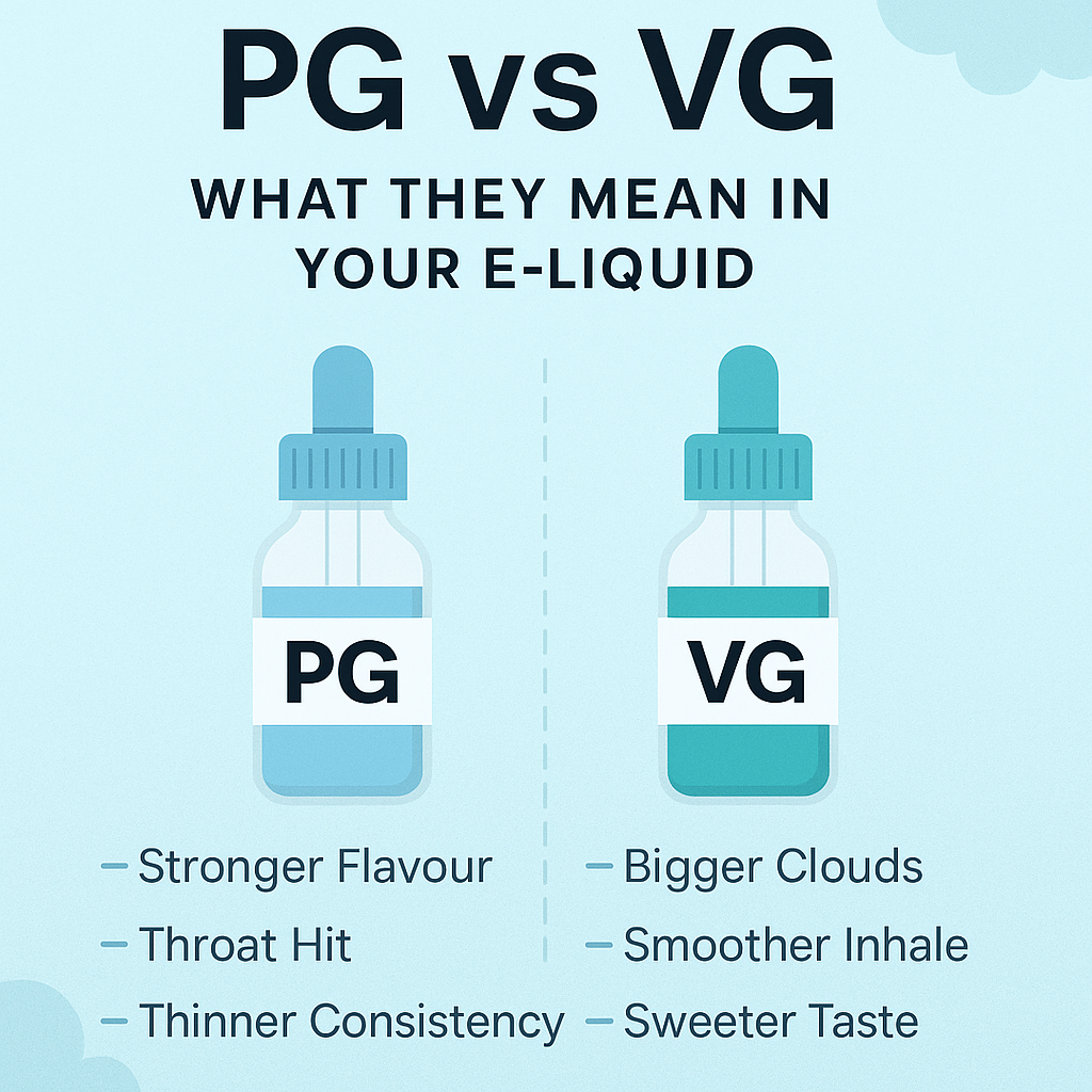 PG vs VG: What They Mean in Your E-Liquid