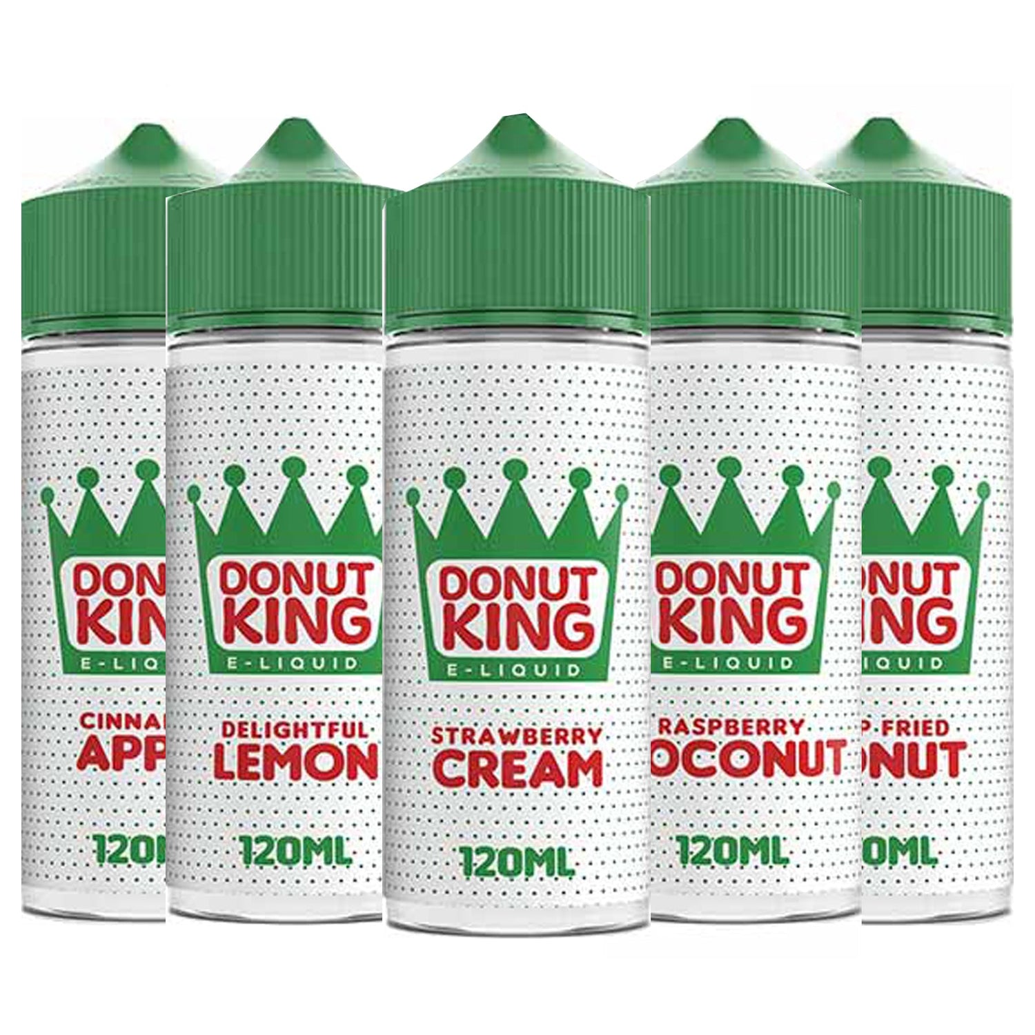 Donut King dessert-flavoured vape juices bottle