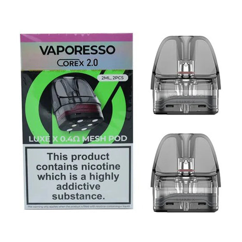 Vaporesso Luxe X Replacement Mesh Pods 2 Pack 2ml