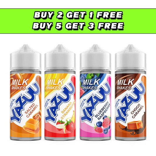 Yazuu Milk Shakes 0mg 100ml Shortfill (70VG/30PG) E Liquid