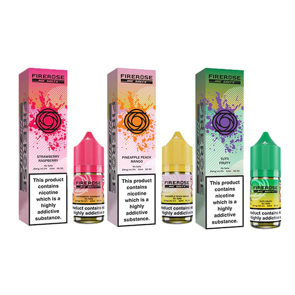 Elux Firerose 5000 10mg Nic Salt 10ml vape juice bottle