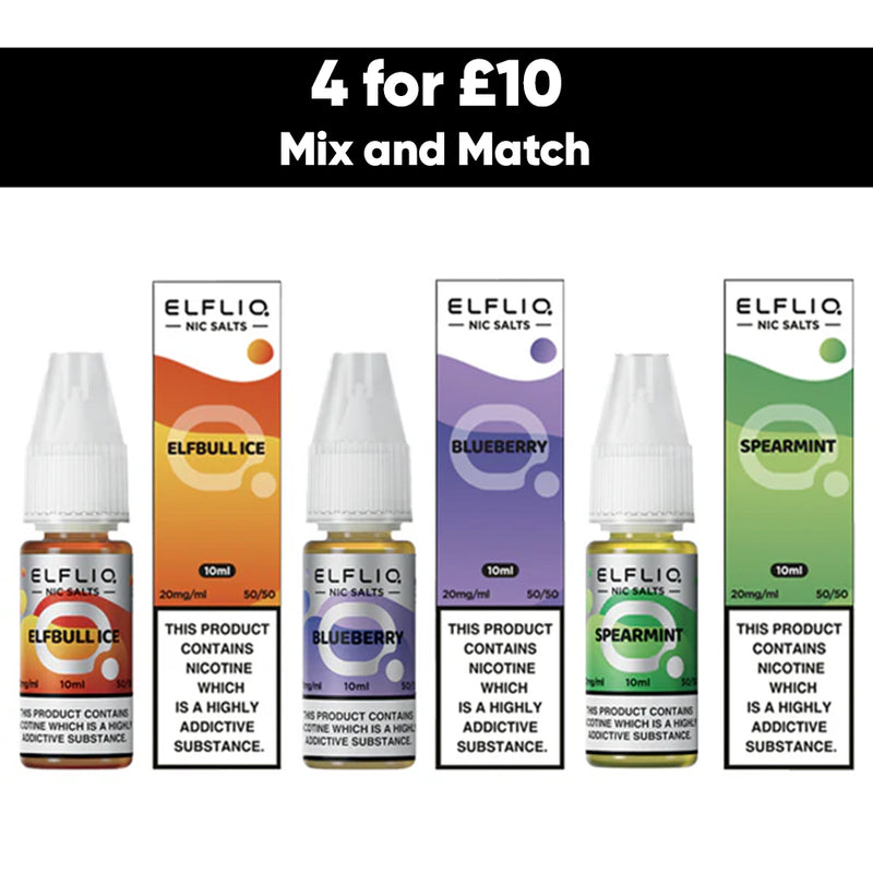 ELFLIQ By Elf Bar 10ml 20mg Nic Salt (50VG/50PG)