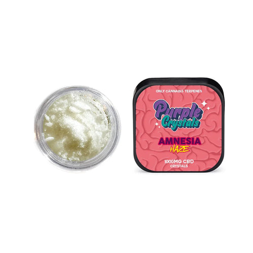 Purple Dank 1000mg CBD Crystals – Amnesia Haze | 2 Pack