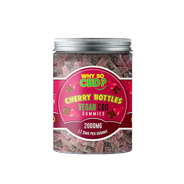Why So CBD? 2000mg Broad Spectrum CBD Large Vegan Gummies