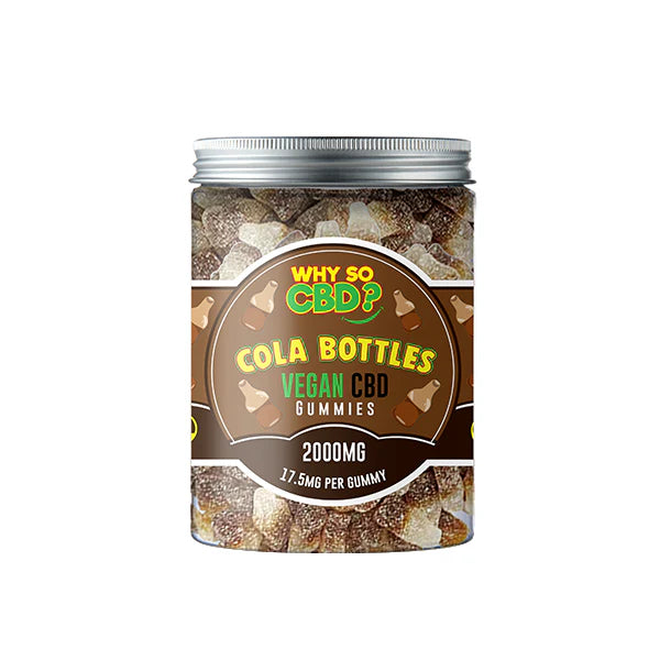 Why So CBD? 2000mg Broad Spectrum CBD Large Vegan Gummies