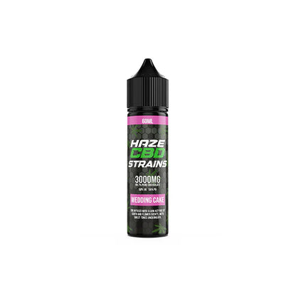 Haze CBD Strains 3000mg CBD E-Liquid 50ml Shortfill 