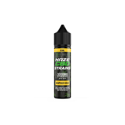 Haze CBD Strains 3000mg CBD E-Liquid 50ml Shortfill 
