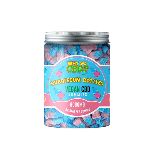 Why So CBD? 6000mg Broad Spectrum CBD Large Vegan Gummies