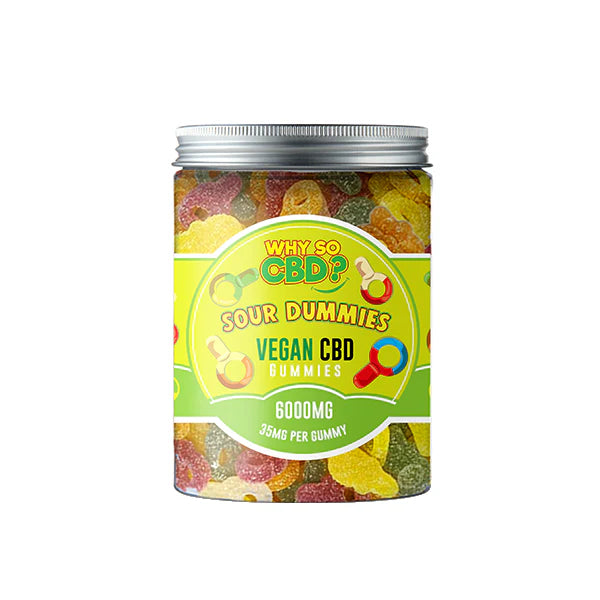 Why So CBD? 6000mg Broad Spectrum CBD Large Vegan Gummies