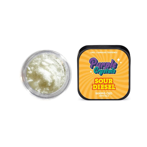 Purple Dank 1000mg CBD Crystals – Sour Diesel | 2 Pack