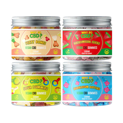 Why So CBD? 1500mg Broad Spectrum Vegan CBD Gummies