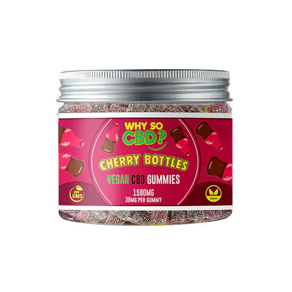 Why So CBD? 1500mg Broad Spectrum Vegan CBD Gummies