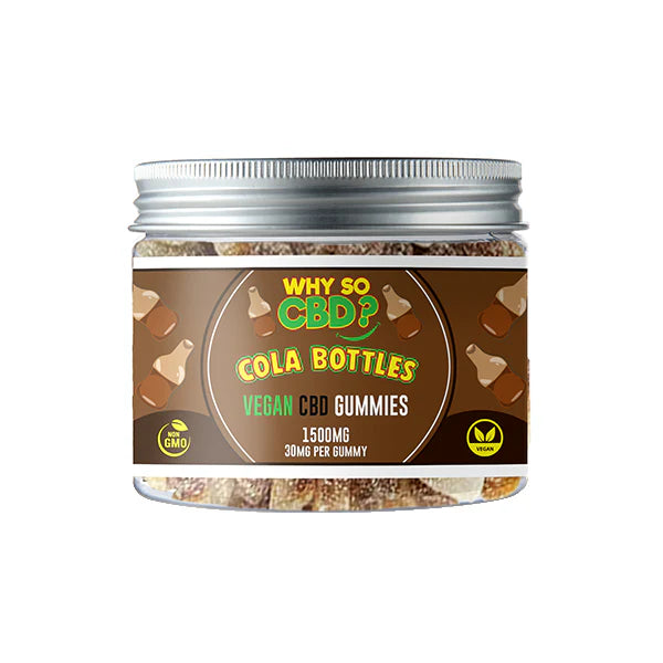 Why So CBD? 1500mg Broad Spectrum Vegan CBD Gummies