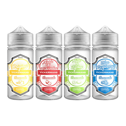 Vickermans Lemonade 100ml Shortfill 0mg (70VG/30PG) Vape Liquid