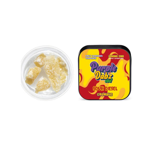 Purple Dank Purple Dabz Sour Diesel CBD Crumble | 2 Pack