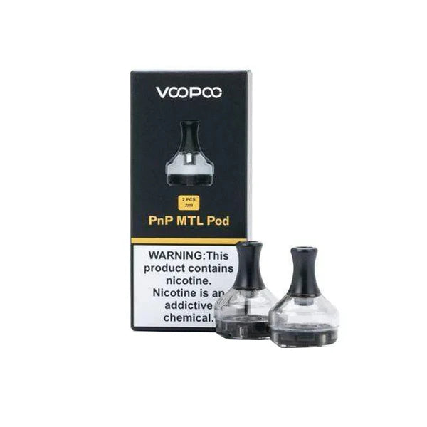 Voopoo PnP MTL Replacement Pods – 2 mL Narrow Drip Tip (Pack of 2)
