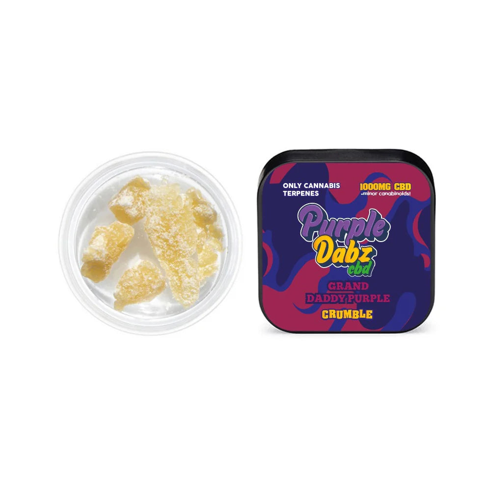 Purple Dank Purple Dabz Grand Daddy Purple CBD Crumble