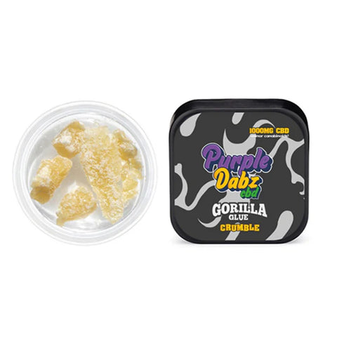 Purple Dank Purple Dabz Gorilla Glue CBD Crumble