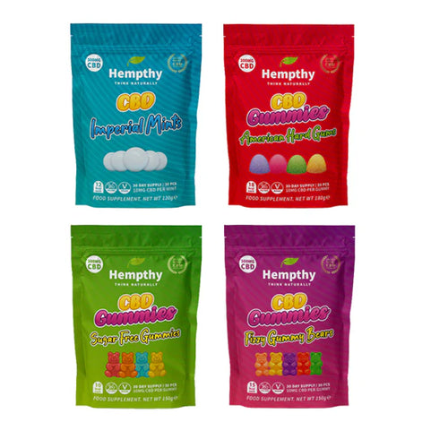 Hempthy 300mg CBD Gummies 30 Pieces