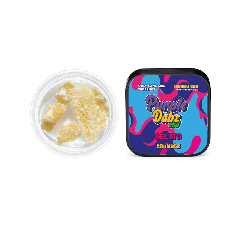 Purple Dank Purple Dabz Gelato CBD Crumble