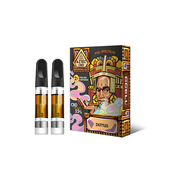Aztec CBD 1000mg Broad Spectrum Vape Kit – Zkittles