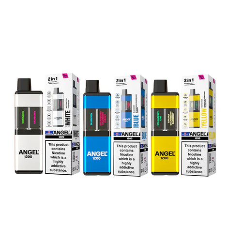 Angel 1200 2in1 By Vapes Bar Dual 20mg Prefilled Pod Kit 1200 Puffs