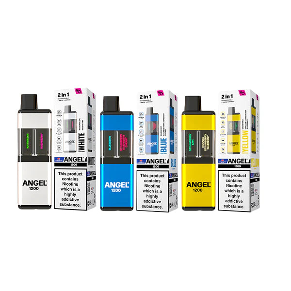 Angel 1200 2in1 By Vapes Bar Dual 20mg Prefilled Pod Kit 1200 Puffs