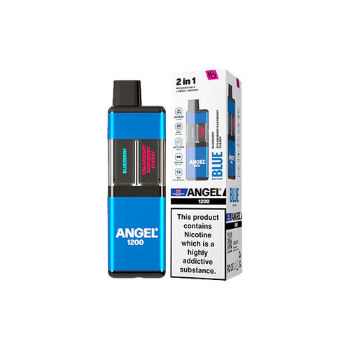 Angel 1200 2in1 By Vapes Bar Dual 20mg Prefilled Pod Kit 1200 Puffs