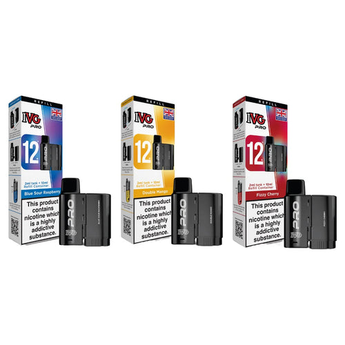 I VG Pro 12 Refill Pod Pack 10000 Puffs