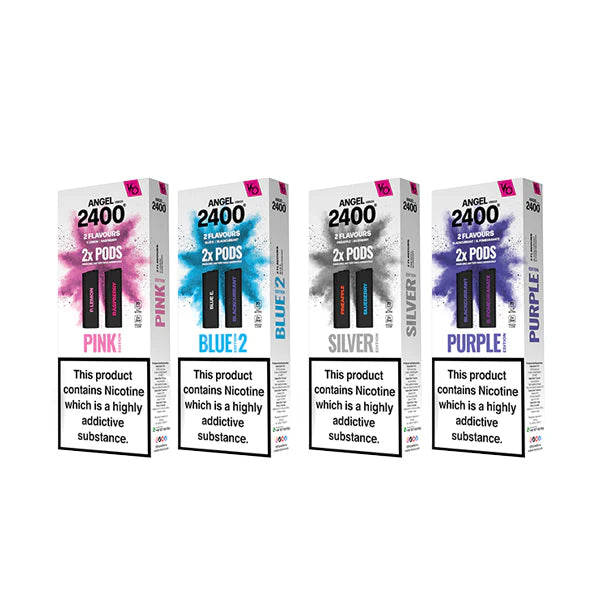 Vapes Bars Angel 2400 Prefilled Pods 20mg 1200 Puffs