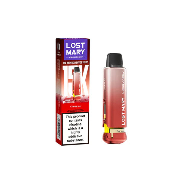 Lost Mary Nera 15k Prefilled Pod Cherry Ice