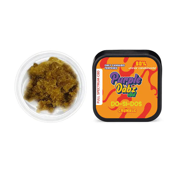 Purple Dank Purple Dabz Full spectrum CBD Crumble 1000mg - DO-SI-DOS