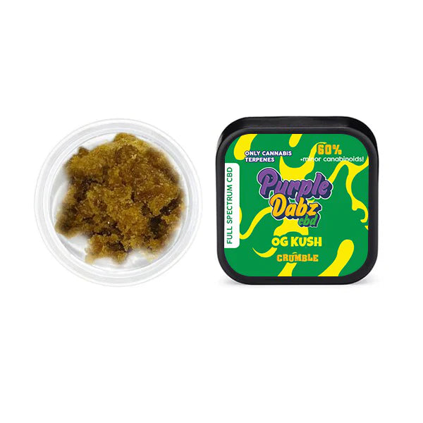 Purple Dank Purple Dabz Full spectrum CBD Crumble 1000mg - OG Kush