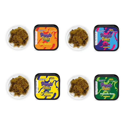 Purple Dank Purple Dabz Full spectrum CBD Crumble 500mg