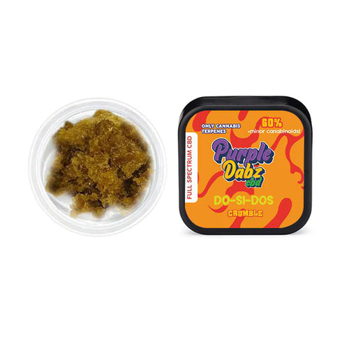 Purple Dank Purple Dabz Full spectrum CBD Crumble 500mg - DO-SI-DOS