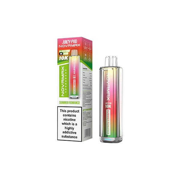 Novamax Disposable Pod Vape Kit 10k Summer Romance