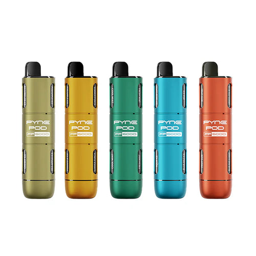 Pyne Pod PP6000 6 In 1 20mg Refillable Vape Pod Kit 3600 Puffs