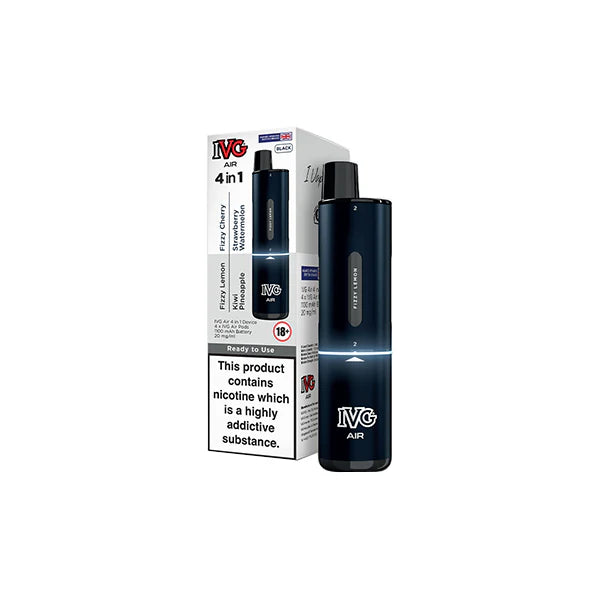 IVG Air Vape Kit 2400 Puffs Black Edition