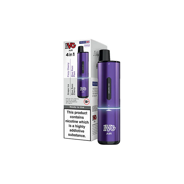 IVG Air Vape Kit 2400 Puffs Purple Edition