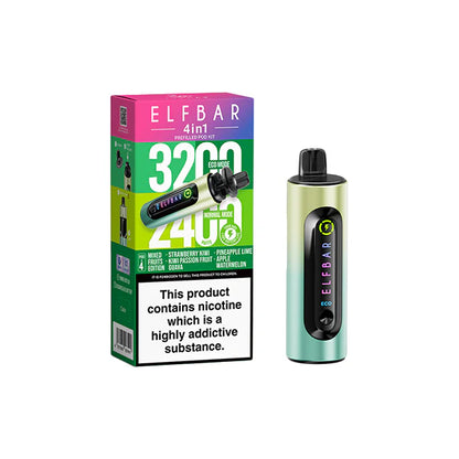 Elf Bar 4 in 1  Pod Vape Kit 3200 Puffs