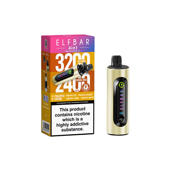 Elf Bar 4 in 1  Pod Vape Kit 3200 Puffs