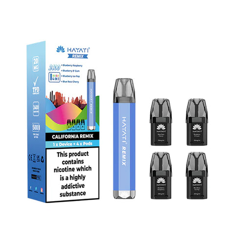 Hayati Remix 4in1 2400 20mg Pod Kit 2400 Puffs