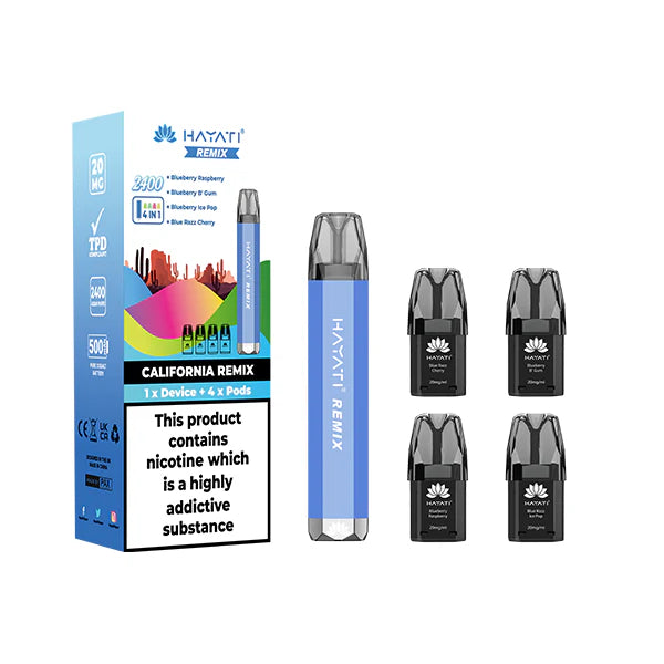 Hayati Remix 4in1 2400 20mg Pod Kit 2400 Puffs