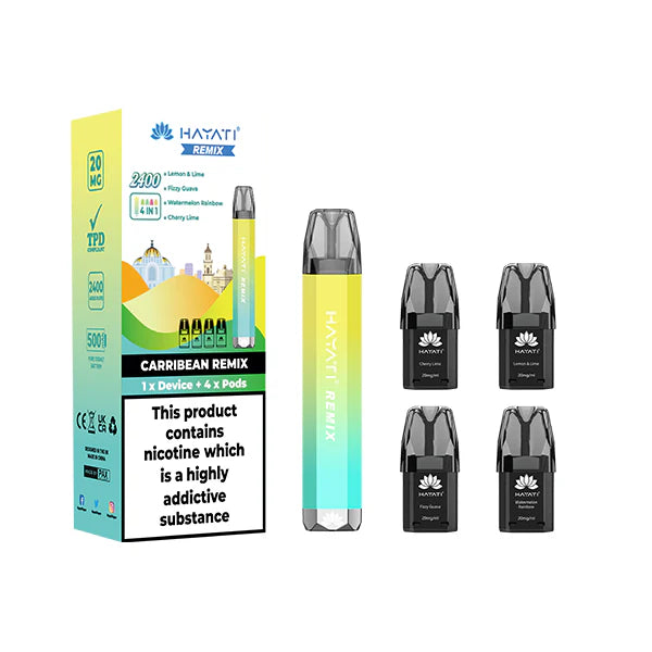 Hayati Remix 4in1 2400 20mg Pod Kit 2400 Puffs