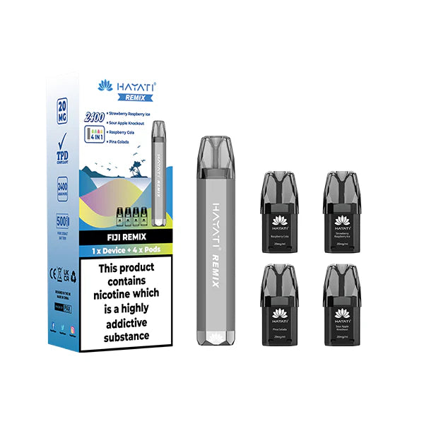 Hayati Remix 4in1 2400 20mg Pod Kit 2400 Puffs