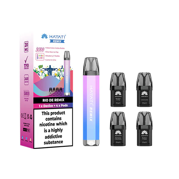 Hayati Remix 4in1 2400 20mg Pod Kit 2400 Puffs