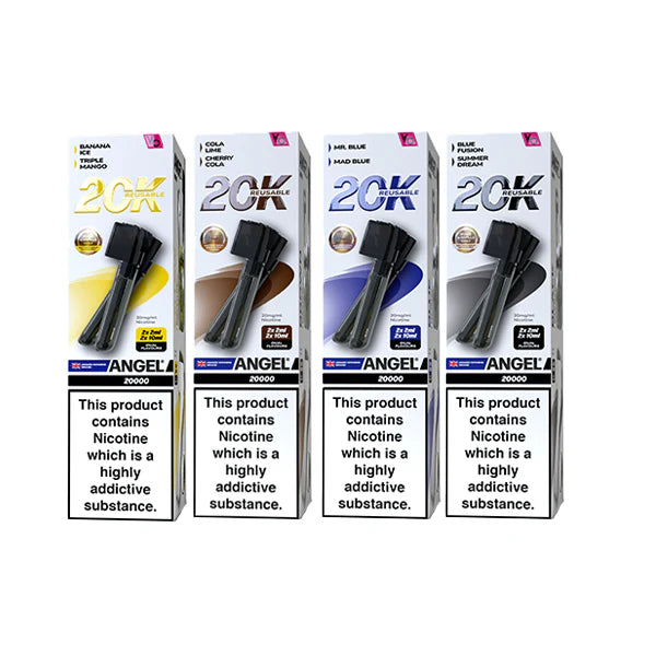Vapes Bars Angel 20k Pods 20mg Prefilled Pods 20000 Puffs
