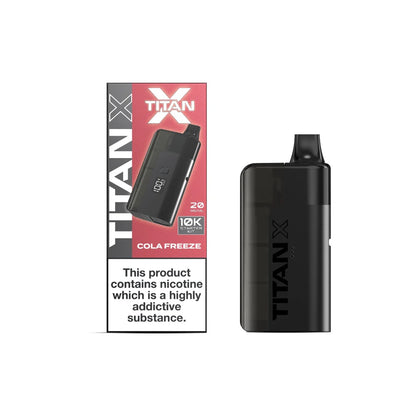 Titan X 10k Puff Prefilled Pod Vape Kit