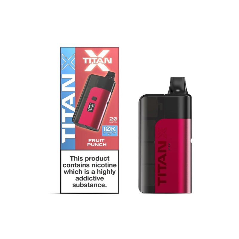 Titan X 10k Puff Prefilled Pod Vape Kit