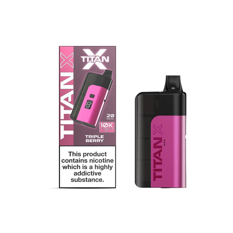 Titan X 10k Puff Prefilled Pod Vape Kit